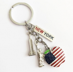 Custom Made I Love New York Souvenir Key Chain