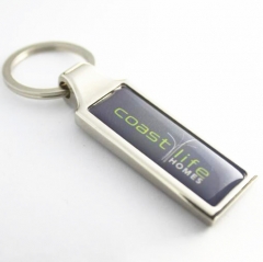 Personalized Logo Printed Metal Keychains