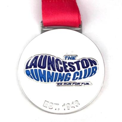 Laser Engraved Run for Fun Medallions for Running Club