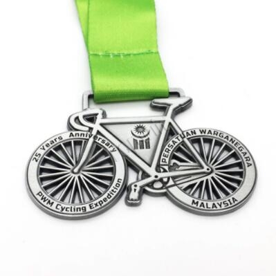 Bespoke Cycling Medals for 25 Years Anniversary