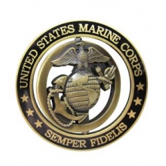 3D Cutout Design Challenge Coins for U.S. Marine Corps