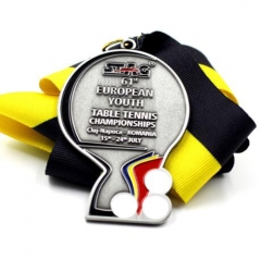 Customised Medals for European Youth Table Tennis Championships