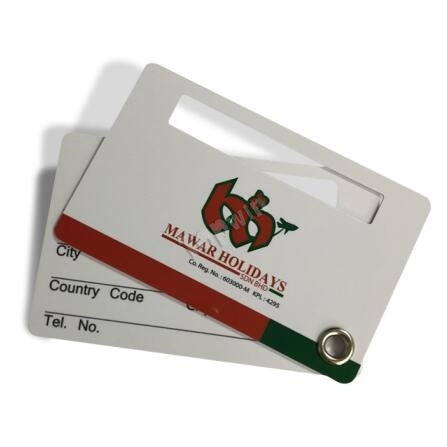 Personalized Hard Plastic PVC ID Name Tags for Airline Hotel