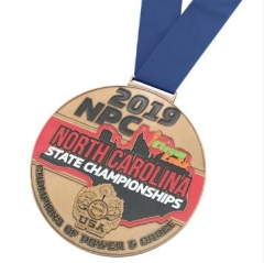 Custom NPC Bronze Medals for State Championships