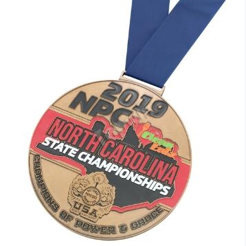 Custom NPC Bronze Medals for State Championships
