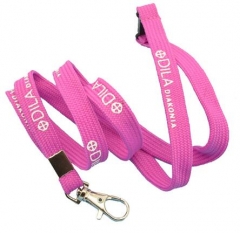 Logo Printed 15mm Tube Lanyards with Metal Lobster Clip